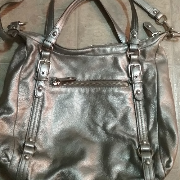 Coach Silver Handbag - Picture 1 of 5